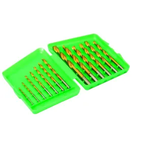 Bohrer-Set für Metall MASTERTOOL 13-teilig HSS 1,5 - 6,5 mm Kunststoffkoffer TiN 11-1305