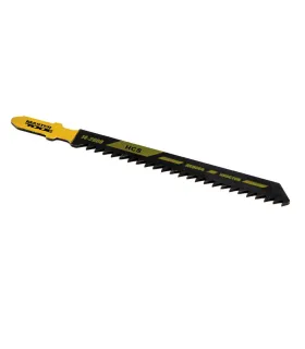 MASTERTOOL HCS-Ersatzmesser für Stichsäge Holz/Kunststoff schnell gerade Zuschnitt 8TPI/100 mm 5 Stück 14-2800