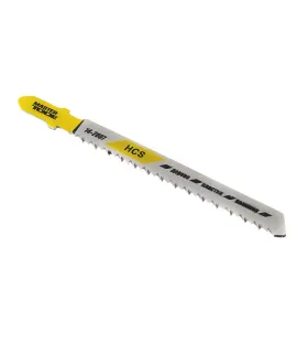 HCS-Ersatzmesser für Stichsäge MASTERTOOL T101BR für Holz/Kunststoff, saubere gerade Schnitte, rückwärts 10TPI/100 mm, 5 Stück 1