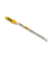 HCS MASTERTOOL T101AO Sägeblätter für Stichsäge Holz/Kunststoff, saubere Formtrennung, 20TPI/77 mm, 5 Stück, 14-2808