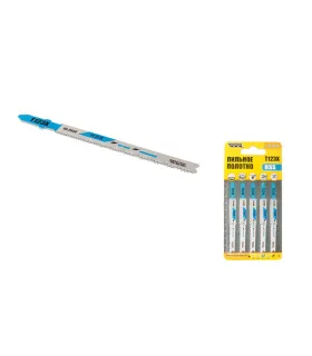 HCS-Ersatzmesser für Direkt-Sägen MASTERTOOL PROGRESSOR für Metall, saubere gerade Schnitte 10-21TPI/100 mm T123X, 5 Stück 14-28
