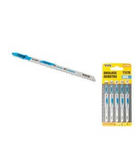 HCS-Ersatzmesser für Stichsägen MASTERTOOL für Nichteisenmetalle saubere gerade Schnitte 8TPI/100 mm 5 Stück T127D 14-2815