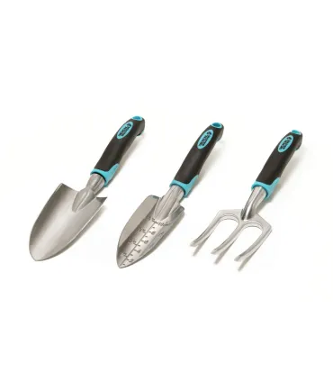 MASTERTOOL Garden 3-teiliges Gartenwerkzeug-Set ALU 14-6103