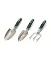 MASTERTOOL Garden 3-teiliges Gartenwerkzeug-Set ALU 14-6103
