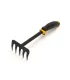 Gartenrechen MASTERTOOL 5 Zinken 300*95 mm mit Zwei-Komponenten-Stiel 14-6174