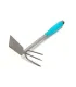 Gartenhacke MASTERTOOL "Neptun" flach / Dreizack 260*155*70 mm mit Kunststoffstiel 14-6181