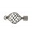 Koncovka Navona satin nickel Ø25 mm kus