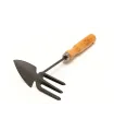 Gartenhacke flach MASTERTOOL "Neptun" Dreizack 260*155*70 mm mit Holzstiel 14-6189