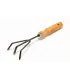 Gartenkultivator MASTERTOOL dreizinkig 250*90 mm mit Holzstiel 14-6190