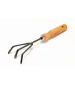 Gartenkultivator MASTERTOOL dreizinkig 250*90 mm mit Holzstiel 14-6190