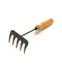 Gartenharke MASTERTOOL 5 Zinken 255*95 mm mit Holzstiel 14-6191