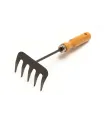 Gartenharke MASTERTOOL 5 Zinken 255*95 mm mit Holzstiel 14-6191