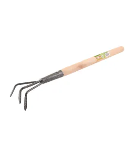 Gartenharke MASTERTOOL 450*85 mm mit Holzstiel 14-6195