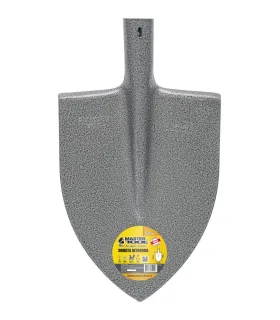 Lopata špicatá MASTERTOOL 220*300*390 mm kladivový lak bez násady 14-6247