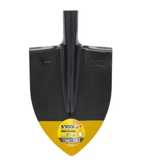 Spitzschaufel MASTERTOOL 220*300*390 mm schwarz/gelb ohne Stiel 14-6254