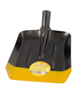 Lopata stajňová MASTERTOOL 235*285*360 mm čierna/žltá bez násady 14-6256