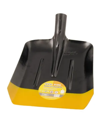 Stallschaufel MASTERTOOL 235*285*360 mm schwarz/gelb ohne Stiel 14-6256