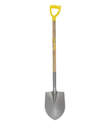 Spitzschaufel MASTERTOOL 205*280*1200 mm Hammerlack mit Holzstiel 14-6268