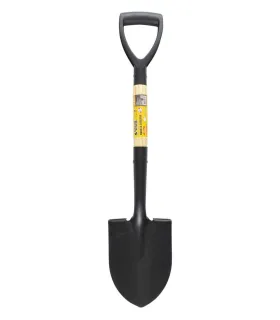 Lopata špicatá MASTERTOOL 150*205*670 mm čierna s drevenou násadou 14-6276