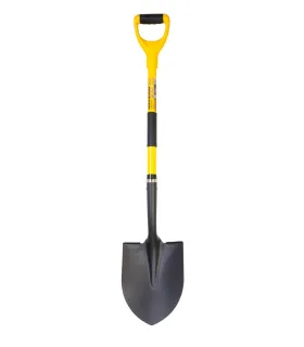 Spitzschaufel MASTERTOOL 230*300*1100 mm schwarz mit Glasfaserstiel 14-6277