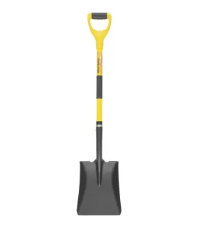Lopata stajňová MASTERTOOL 240*300*1100 mm čierna so sklolaminátovou násadou 14-6278