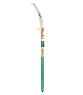 Píla záhradná teleskopická MASTERTOOL PROFI hliníková rukoväť 2, 5 m, ostrie 420 mm 6TPI kalený 3D zub 14-6904