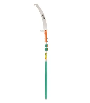 Teleskop-Gartensäge MASTERTOOL PROFI, Aluminiumstiel 2,5 m, Klinge 420 mm 6TPI gehärtete 3D-Zähne 14-6904