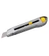 Cuttermesser MASTERTOOL INTERLOCK aus Metall mit Abbrechklinge 18 mm 17-0078