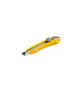 Nôž s odlamovacou čepeľou MASTERTOOL čepeľou 18 mm, kovové vodidlá, skrutkovacia svorka, 3 čepele 17-0102