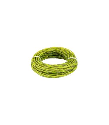 Mähfaden für Freischneider MASTERTOOL SPIRAL SQUARE geräuscharm 2,40 mm 15 m zweifarbig 19-0424