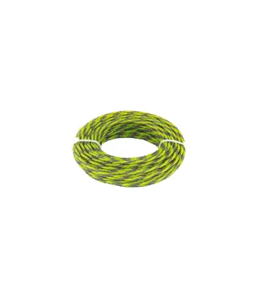 Mähfaden für Freischneider MASTERTOOL SPIRAL SQUARE geräuscharm 2,70 mm 15 m zweifarbig 19-0427