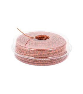 Žacie struna pre krovinorez MASTERTOOL SPIRAL bezhlučný 2, 40 mm 90 m dvojfarebný 19-1612