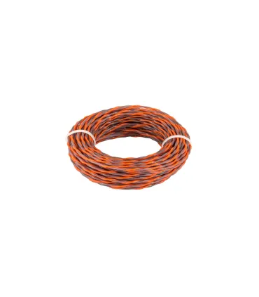 Mähfaden für Freischneider MASTERTOOL SPIRAL geräuscharm 2,40 mm 15 m zweifarbig 19-1624
