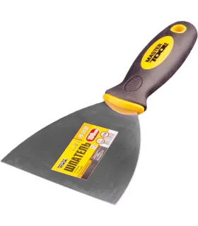 Špachtľa nerezová MASTERTOOL FLEX 100 mm s dvojzložkovou rukoväťou TPR 19-5110