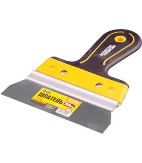 Špachtľa nerezová MASTERTOOL AL-PROFI 150*35 mm s dvojzložkovou rukoväťou TPR 19-5215