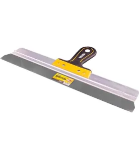 Spachtel Edelstahl MASTERTOOL AL-PROFI 450*35 mm mit Zwei-Komponenten-TPR-Griff 19-5245