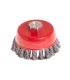 Scheibenbürste MASTERTOOL stirnseitig, gezopfter Draht Ø 85 mm M14 19-7008