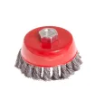 Scheibenbürste MASTERTOOL stirnseitig, gezopfter Draht Ø 85 mm M14 19-7008