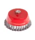 Scheibenbürste MASTERTOOL stirnseitig, gezopfter Draht Ø 150 mm M14 19-7015