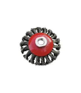 MASTERTOOL Drahtbürsten-Scheibenbürste - Draht Ø 100 mm М14 19-8010