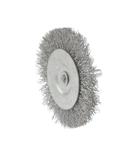 MASTERTOOL Scheibenbürste Drahtseitig für Bohrmaschine - Drahtgeflecht Ø 75 mm 19-9807