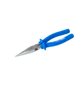 Halbrunde Kombizange MASTERTOOL gerade American Type 180 mm C45 HRC 44~48 22-2180
