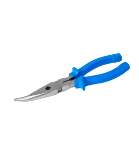 Kliešte pologuľaté zahnuté MASTERTOOL American type 160 mm C45/HRC 44~48 22-3160