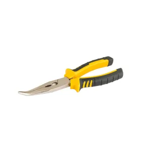 Halbrundzange gebogen MASTERTOOL 200 mm C55/HRC 45~50 23-3200