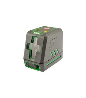 Vodováha laserová MASTERTOOL 30 m ±0, 3 mm/m, H/V/H+V H130°/V130° ±4° GREEN/510 nm, trieda II IP54 АА*4 textilné puzdro 30-1904