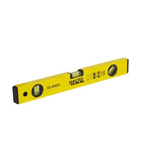 Wasserwaage Aluminium MASTERTOOL Bau Magnetschwimme 40cm 3 35-0403