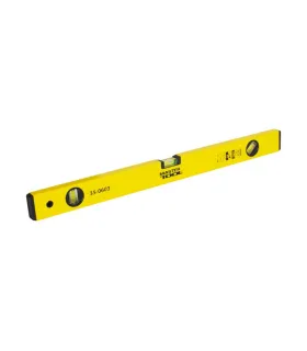 Wasserwaage Aluminium MASTERTOOL Bau Magnet 60 cm 3 Libellen 0,5 mm/m 0,03° 35-0603