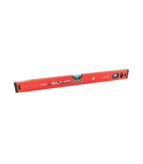 Wasserwaage Bauhütte Aluminium MASTERTOOL PROFI 60 cm 2 Libellen 0,5 mm/m 0,03° Aussparung für Montage an Rohren 37-0603