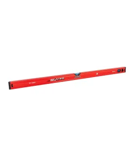 Wasserwaage Bauhütte Aluminium MASTERTOOL PROFI 100 cm 2 Libellen 0,5 mm/m 0,03° Aussparung für Montage an Rohren 37-1003