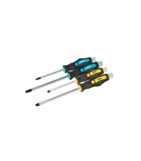 Skrutkovače sada MASTERTOOL IMPACT EXTERNAL HEX 4 ks PH2*100/PH3*150/SL6*100/SL8*150 40-1154
